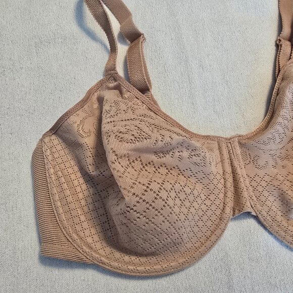 Wacoal Womens Nude Tan Minimizer 38DD Visual Effects Like New Bra #857210 Pretty - Picture 4 of 14